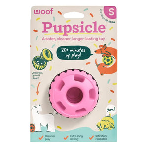 WOOF Birthday Dog Pupsicle Toy Pink