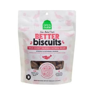 OPEN FARM Better Biscuits Salmon & Oatmeal Recipe 8OZ