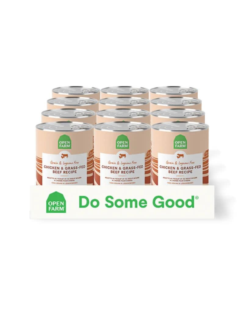 OPEN FARM Chicken and Beef Grain Free Dog Pate 12.5oz/Case 12