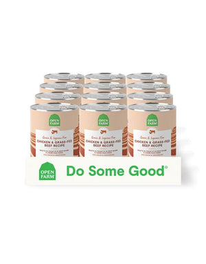 OPEN FARM Chicken and Beef Grain Free Dog Pate 12.5oz/Case 12