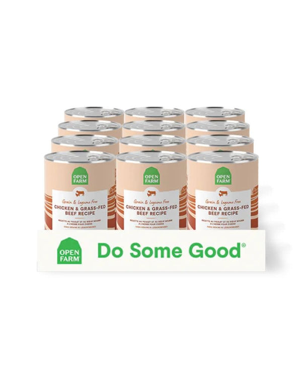 OPEN FARM Chicken and Beef Grain Free Dog Pate 12.5oz/Case 12