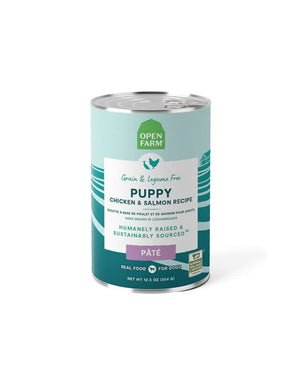 OPEN FARM Chicken and Salmon Puppy Grain Free Dog Pate 12.5oz/Case 12