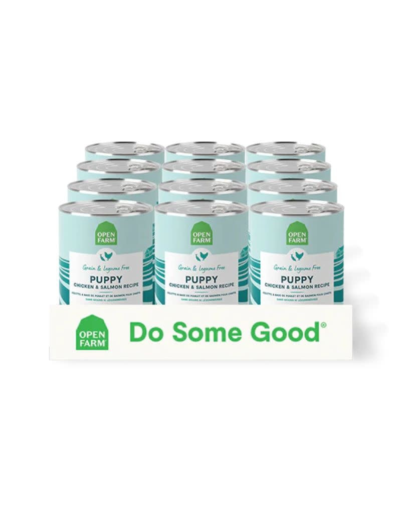 OPEN FARM Chicken and Salmon Puppy Grain Free Dog Pate 12.5oz/Case 12