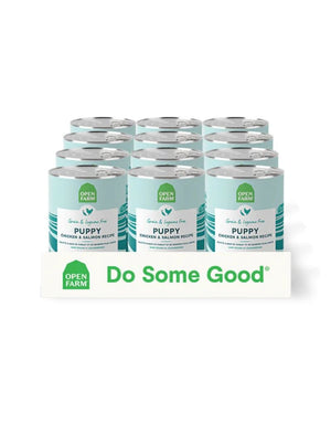 OPEN FARM Chicken and Salmon Puppy Grain Free Dog Pate 12.5oz/Case 12