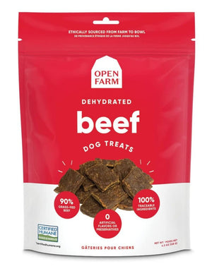 OPEN FARM Dehydrated Beef Jerky Dog Treat 4.5OZ