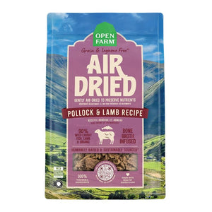 OPEN FARM Dog Air Dried Pollock & Lamb