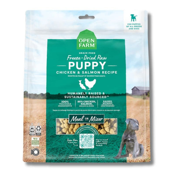 OPEN FARM Dog Freeze Dried Morsels Puppy Chicken & Salmon 13.5OZ