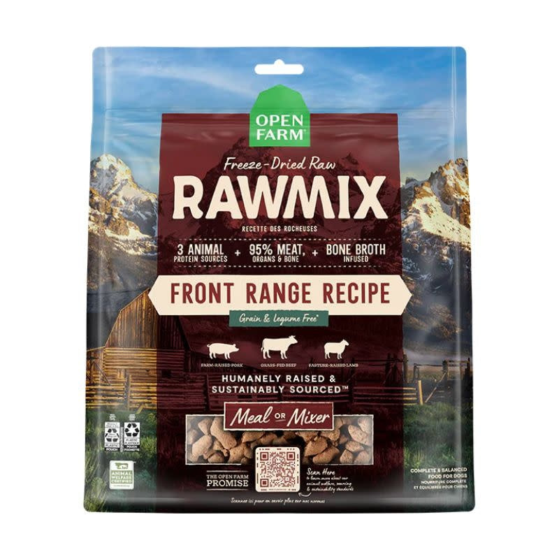 OPEN FARM Dog Grain Free RawMix Morsels Front Range 13.5OZ
