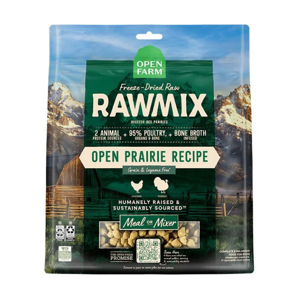 OPEN FARM Dog Grain Free Raw Mix Morsels Prairie 13.5OZ