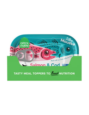 OPEN FARM Dog Salmon and Cod Topper 4.59 oz Case/12