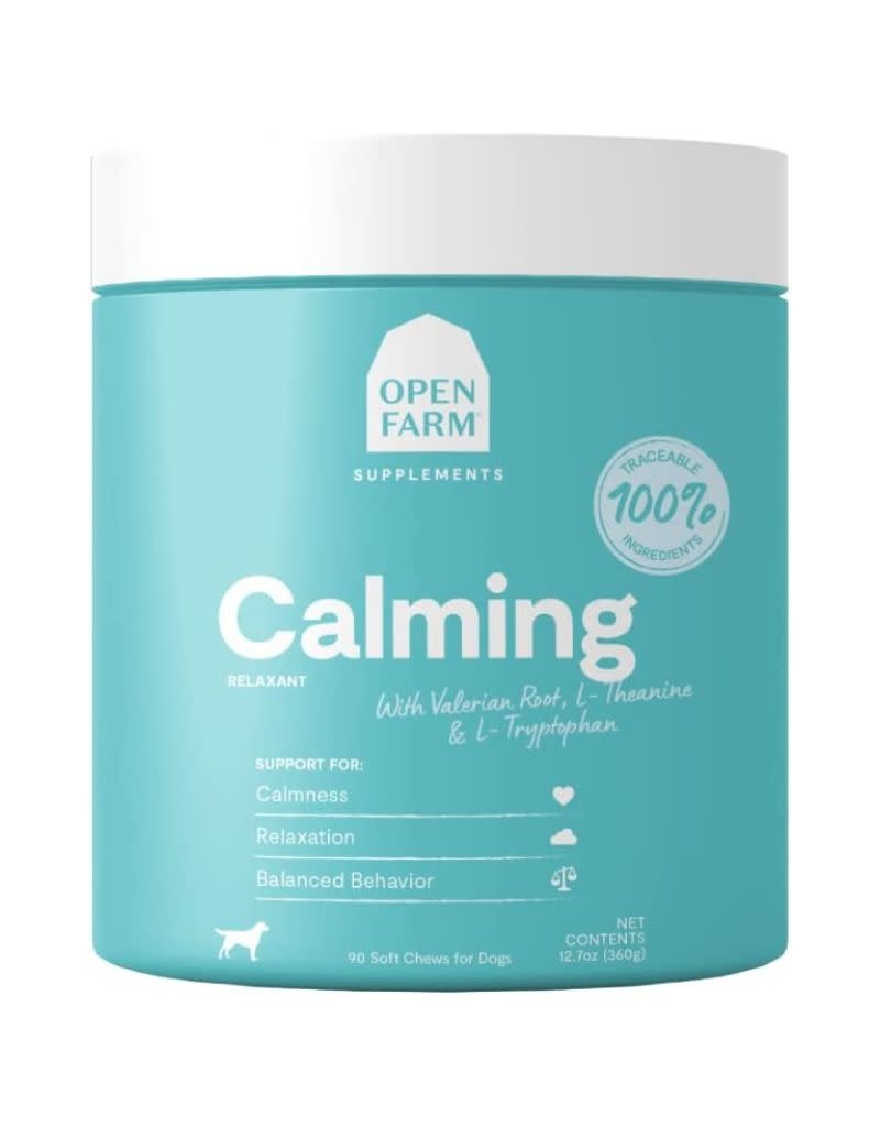 OPEN FARM Dog Supplement  Chews Calming 90CT