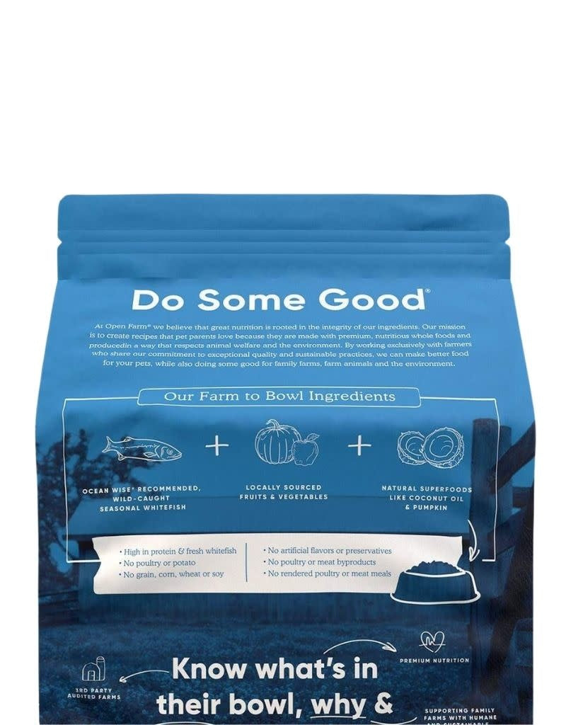 OPEN FARM Catch of the Sea Whitefish Dry Cat Food  8 lb.