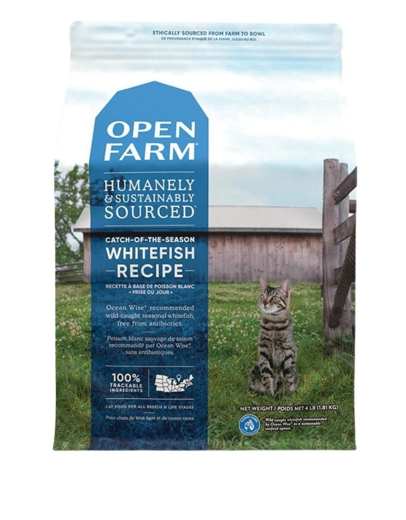 OPEN FARM Catch of the Sea Whitefish Dry Cat Food  8 lb.