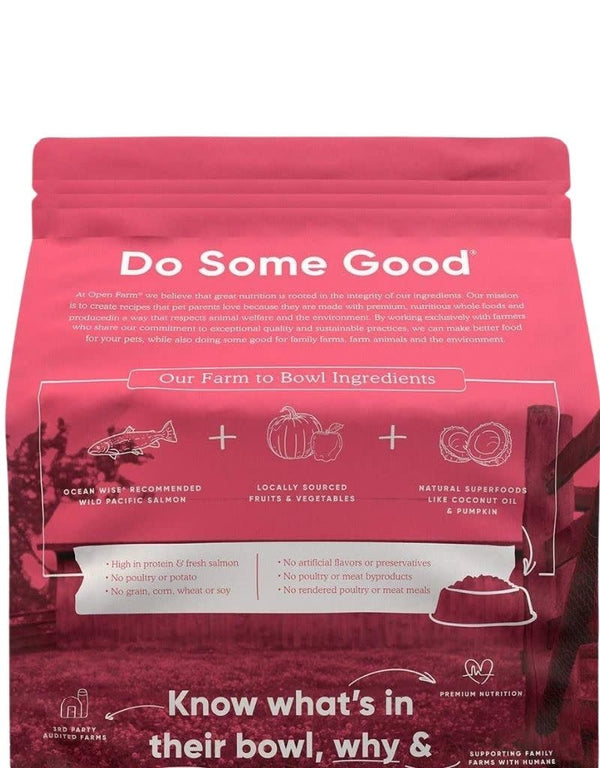 OPEN FARM Wild Caught Salmon Dry Cat Food 4 LB