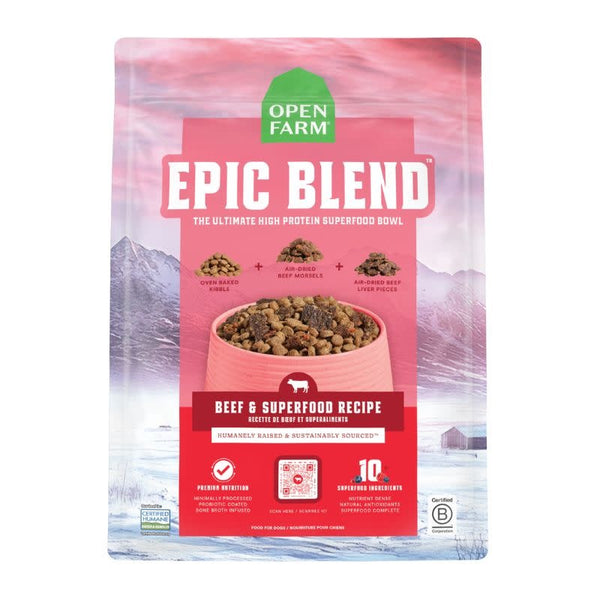 OPEN FARM Epic Blend Beef & Superfood Dry Dog Food