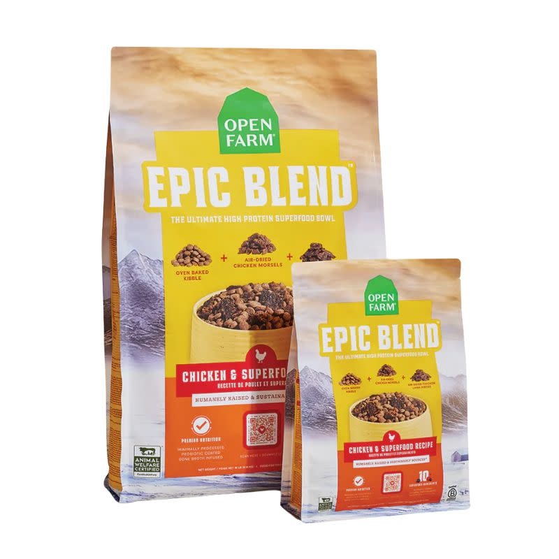 OPEN FARM Epic Blend Chicken & Superfood Dry Dog Food