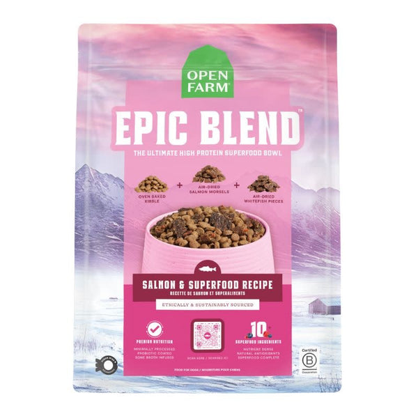 OPEN FARM Epic Blend Salmon & Superfood Dry Dog Food