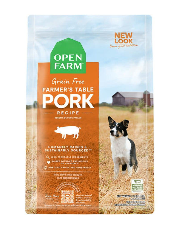 OPEN FARM Farmer's Market Pork & Root Vegetable Dry Dog Food