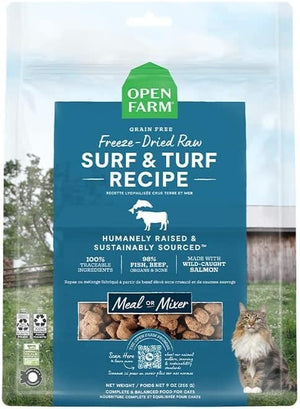 OPEN FARM Freezedried Cat Food Morsels Surf and Turf
