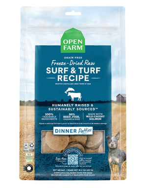 OPEN FARM Freezedried Dog Food Patties Surf and Turf