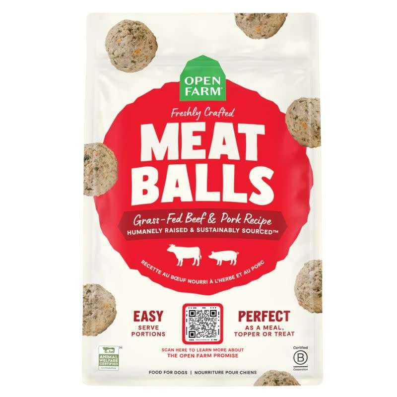 OPEN FARM Gently Cooked Meatballs Beef and Pork Dog Food