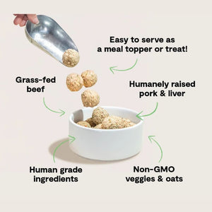 OPEN FARM Gently Cooked Meatballs Beef and Pork Dog Food