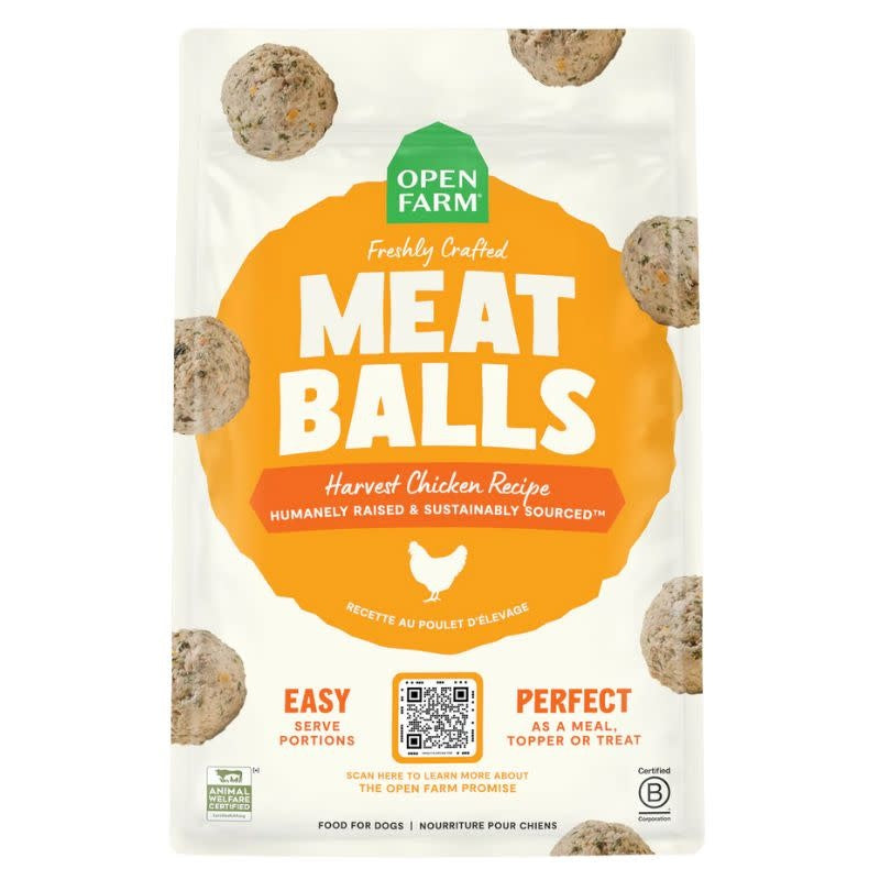OPEN FARM Gently Cooked Meatballs Harvest Chicken Dog Food