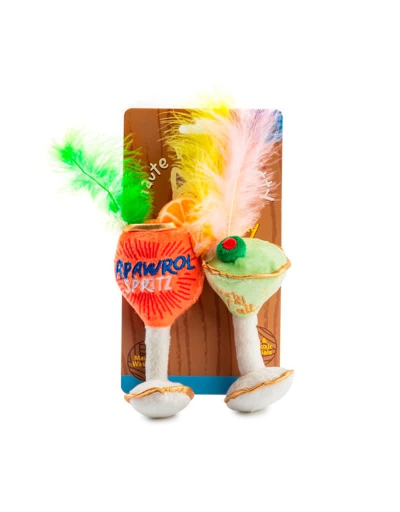 HAUTE DIGGITY DOG Kitty Cocktails Organic Catnip Toys