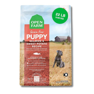 OPEN FARM Grain Free Puppy Salmon & Sweet Potato Dry Dog Food