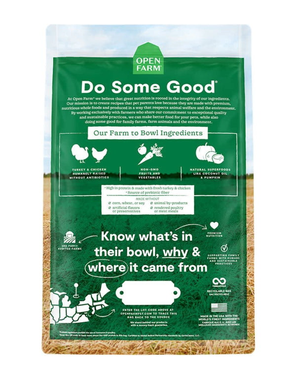 OPEN FARM Homestead Turkey & Chicken Dry Dog Food