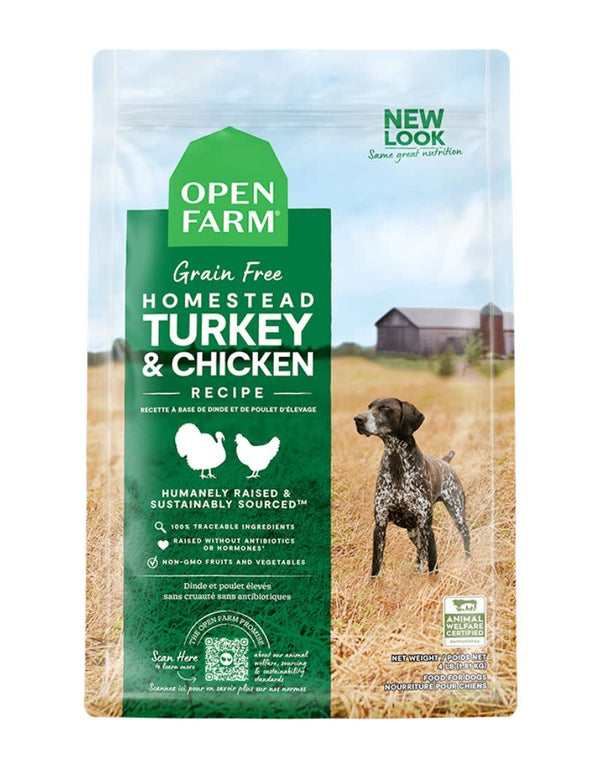 OPEN FARM Homestead Turkey & Chicken Dry Dog Food
