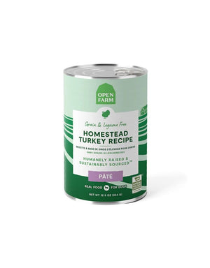 OPEN FARM Homestead Turkey Grain Free Dog Pate 12.5oz/Case 12