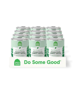 OPEN FARM Homestead Turkey Grain Free Dog Pate 12.5oz/Case 12