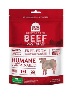 OPEN FARM Dehydrated Beef Jerky Dog Treat 4.5OZ