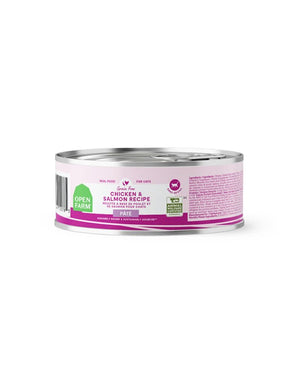 OPEN FARM Pate for Cats Chicken & Salmon Recipe 2.8 OZ Case/18