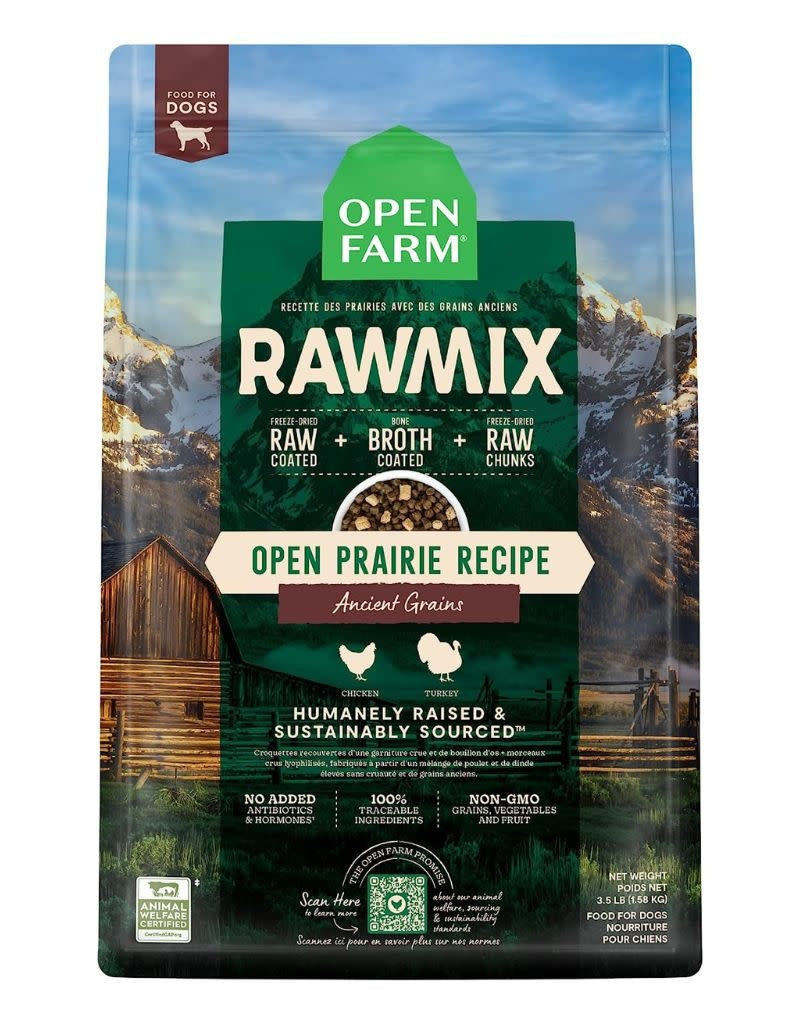 OPEN FARM RawMix Ancient Grain Open Prairie Dry Dog Food