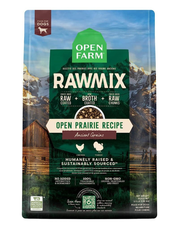 OPEN FARM RawMix Ancient Grain Open Prairie Dry Dog Food