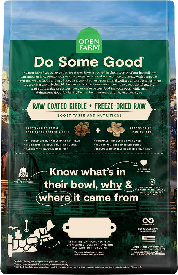 OPEN FARM RawMix Open Prairie Dry Dog Food