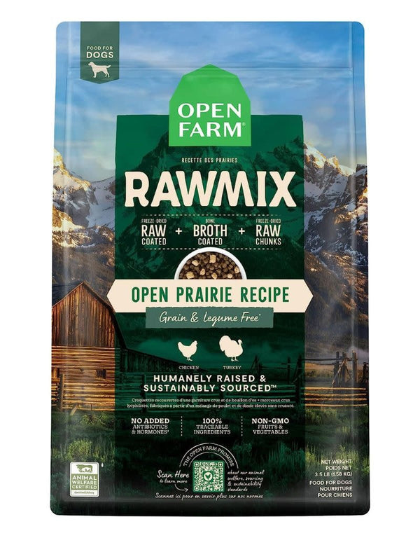 OPEN FARM RawMix Open Prairie Dry Dog Food
