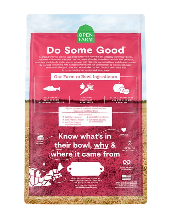 OPEN FARM Grain-Free Wild Salmon Dry Dog Food