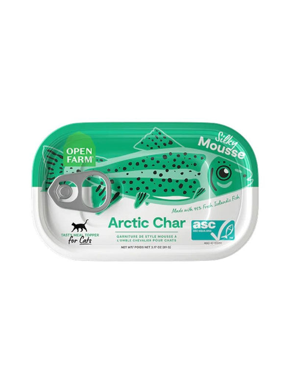 OPEN FARM Mousse Topper for Cats Arctic Char 3.17OZ Case/17
