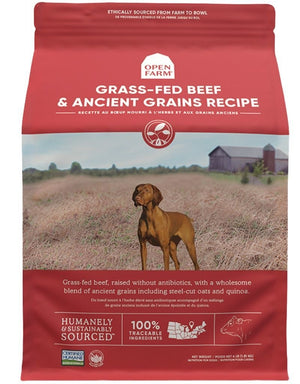 OPEN FARM Ancient Grains Grass Fed Beef Dry Dog Food