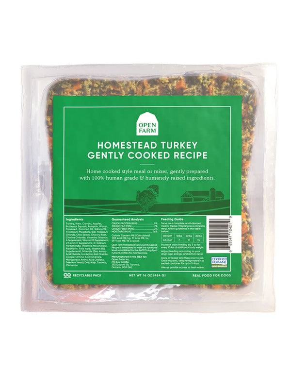OPEN FARM Gently Cooked Turkey Dog Food