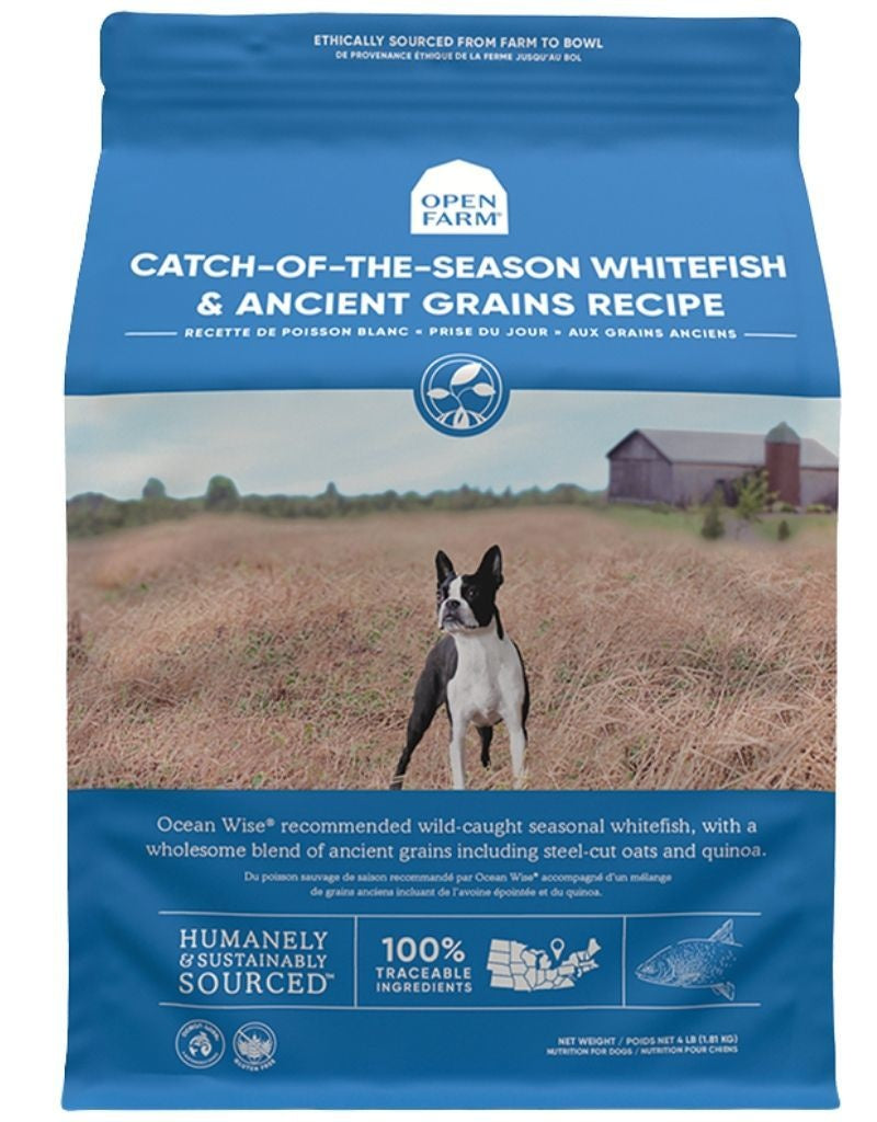 OPEN FARM Ancient Grains Catch of the Season Whitefish Dry Dog Food