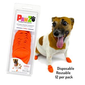 PAWZ Waterproof Rubber Dog Boots Classic Colors