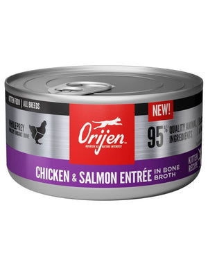 ORIJEN Chicken and Salmon Entree Kitten Wet Canned Food 3oz