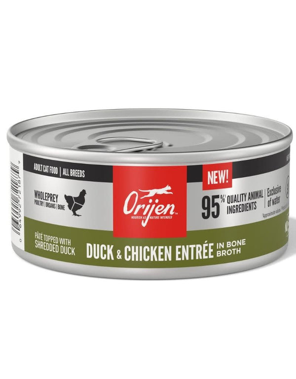 ORIJEN Duck and Chicken Entree Wet Canned Cat Food 3oz