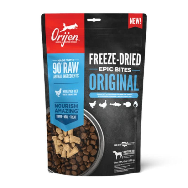 ORIJEN Original Freezedried Dog Epic Bites 6 oz.