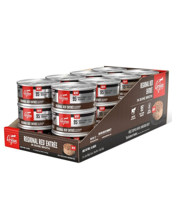 ORIJEN Regional Red Entree Cat Food CASE 24/3OZ