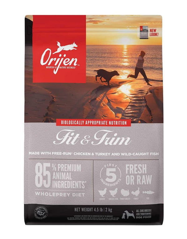ORIJEN USA Fit and Trim Grain-Free Dry Dog Food 4.5 lb.